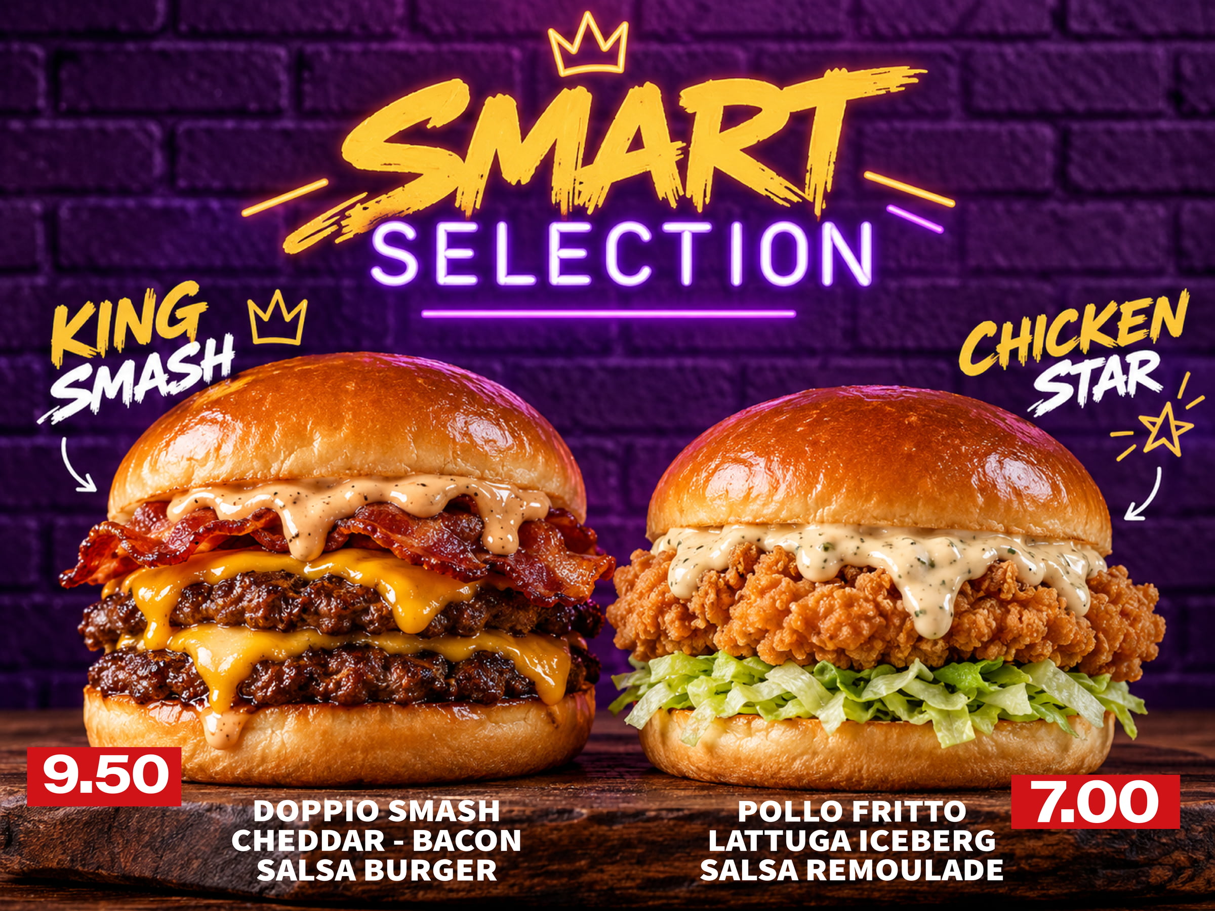 Menu Purple Burger